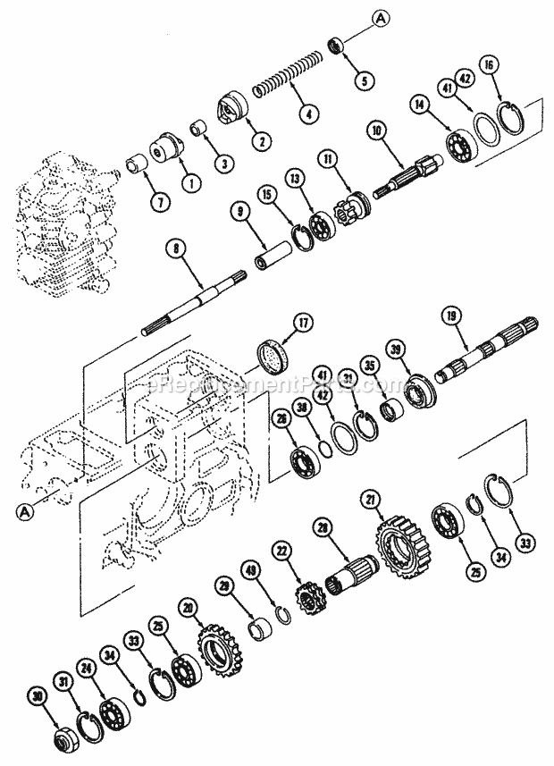 Hydrostatic - Mfd (Part 2) Diagram and Parts List for 54A-443D100 Cub Cadet Lawn Tractor